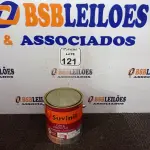 LOTE 121 - 01 LATA DE TINTA SUVINIL ESMALTE PREMIUM INTERIOR/EXTERIOR 3,6L NA COR VERMELHA. (NO ESTADO) ATENÇÃO! FAZER A VISITAÇÃO ANTES DE ARREMATAR, NÃO SABEMOS SE FUNCIONA. LEILÃO NÃO TEM GARANTIA E NEM DEVOLUÇÃO, SUJEITO A POSSÍVEIS AVARIAS VISÍVEIS/OCULTAS E/OU AUSÊNCIA DE COMPONENTES.