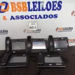 LOTE 486 - 05 APARELHOS TELEFÔNICOS TELA TOUCH MARCA GRANDSTREAM INCOMPLETO. (NO ESTADO) ATENÇÃO! FAZER A VISITAÇÃO ANTES DE ARREMATAR, NÃO SABEMOS SE FUNCIONA. LEILÃO NÃO TEM GARANTIA E NEM DEVOLUÇÃO, SUJEITO A POSSÍVEIS AVARIAS VISÍVEIS/OCULTAS E/OU AUSÊNCIA DE COMPONENTES.