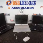 LOTE 404 - 03 NOTEBOOK’S MARCAS E MODELOS DIVERSOS P/RETIRADA DE PEÇAS E 01 MOUSE MARCA APPLE. (NO ESTADO) ATENÇÃO! FAZER A VISITAÇÃO ANTES DE ARREMATAR, NÃO SABEMOS SE FUNCIONA. LEILÃO NÃO TEM GARANTIA E NEM DEVOLUÇÃO, SUJEITO A POSSÍVEIS AVARIAS VISÍVEIS/OCULTAS E/OU AUSÊNCIA DE COMPONENTES.