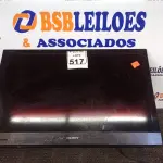 LOTE 517 - 01 TV 32” MARCA SONY. (NO ESTADO) ATENÇÃO! FAZER A VISITAÇÃO ANTES DE ARREMATAR, NÃO SABEMOS SE FUNCIONA. LEILÃO NÃO TEM GARANTIA E NEM DEVOLUÇÃO, SUJEITO A POSSÍVEIS AVARIAS VISÍVEIS/OCULTAS E/OU AUSÊNCIA DE COMPONENTES.