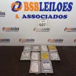 LOTE 027 - 10 HD’S DE 500GB CADA. (NO ESTADO) ATENÇÃO! FAZER A VISITAÇÃO ANTES DE ARREMATAR, NÃO SABEMOS SE FUNCIONA. LEILÃO NÃO TEM GARANTIA E NEM DEVOLUÇÃO, SUJEITO A POSSÍVEIS AVARIAS VISÍVEIS/OCULTAS E/OU AUSÊNCIA DE COMPONENTES.