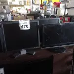 LOTE 470 - 08 MONITORES LCD MARCAS E MODELOS DIVERSOS. (NO ESTADO) ATENÇÃO! FAZER A VISITAÇÃO ANTES DE ARREMATAR, NÃO SABEMOS SE FUNCIONA. LEILÃO NÃO TEM GARANTIA E NEM DEVOLUÇÃO, SUJEITO A POSSÍVEIS AVARIAS VISÍVEIS/OCULTAS E/OU AUSÊNCIA DE COMPONENTES.