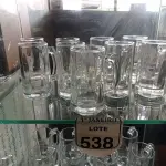 LOTE 538 - 09 CANECAS DE VIDRO. (NO ESTADO) ATENÇÃO! FAZER A VISITAÇÃO ANTES DE ARREMATAR, NÃO SABEMOS SE FUNCIONA. LEILÃO NÃO TEM GARANTIA E NEM DEVOLUÇÃO, SUJEITO A POSSÍVEIS AVARIAS VISÍVEIS/OCULTAS E/OU AUSÊNCIA DE COMPONENTES.