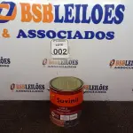 LOTE 002 - 01 LATA DE TINTA SUVINIL ESMALTE PREMIUM INTERIOR/EXTERIOR 3,6L NA COR MARROM. (NO ESTADO) ATENÇÃO! FAZER A VISITAÇÃO ANTES DE ARREMATAR, NÃO SABEMOS SE FUNCIONA. LEILÃO NÃO TEM GARANTIA E NEM DEVOLUÇÃO, SUJEITO A POSSÍVEIS AVARIAS VISÍVEIS/OCULTAS E/OU AUSÊNCIA DE COMPONENTES.
