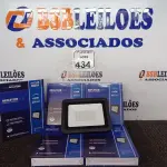 LOTE 434 - 05 REFLETORES DE LED AMBIENTE EXTERNO 100W CADA(NOVO). (NO ESTADO) ATENÇÃO! FAZER A VISITAÇÃO ANTES DE ARREMATAR, NÃO SABEMOS SE FUNCIONA. LEILÃO NÃO TEM GARANTIA E NEM DEVOLUÇÃO, SUJEITO A POSSÍVEIS AVARIAS VISÍVEIS/OCULTAS E/OU AUSÊNCIA DE COMPONENTES.