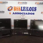 LOTE 415 - 03 NOTEBOOKS MARCAS E MODELOS DIVERSOS P/RETIRADA DE PEÇAS. (NO ESTADO) ATENÇÃO! FAZER A VISITAÇÃO ANTES DE ARREMATAR, NÃO SABEMOS SE FUNCIONA. LEILÃO NÃO TEM GARANTIA E NEM DEVOLUÇÃO, SUJEITO A POSSÍVEIS AVARIAS VISÍVEIS/OCULTAS E/OU AUSÊNCIA DE COMPONENTES.