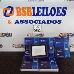 LOTE 502 - 05 REFLETORES DE LED AMBIENTE EXTERNO 100W CADA(NOVO). (NO ESTADO) ATENÇÃO! FAZER A VISITAÇÃO ANTES DE ARREMATAR, NÃO SABEMOS SE FUNCIONA. LEILÃO NÃO TEM GARANTIA E NEM DEVOLUÇÃO, SUJEITO A POSSÍVEIS AVARIAS VISÍVEIS/OCULTAS E/OU AUSÊNCIA DE COMPONENTES.