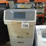 LOTE 156 - 01 IMPRESSORA LEXMARK  X748DE. (NO ESTADO) ATENÇÃO! FAZER A VISITAÇÃO ANTES DE ARREMATAR, NÃO SABEMOS SE FUNCIONA. LEILÃO NÃO TEM GARANTIA E NEM DEVOLUÇÃO, SUJEITO A POSSÍVEIS AVARIAS VISÍVEIS/OCULTAS E/OU AUSÊNCIA DE COMPONENTES.