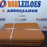 LOTE 210 - 10 TÁBUAS EMBALADAS SEM USO (NO ESTADO) ATENÇÃO! FAZER A VISITAÇÃO ANTES DE ARREMATAR, NÃO SABEMOS SE FUNCIONA. LEILÃO NÃO TEM GARANTIA E NEM DEVOLUÇÃO, SUJEITO A POSSÍVEIS AVARIAS VISÍVEIS/OCULTAS E/OU AUSÊNCIA DE COMPONENTES.