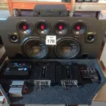 LOTE 178 - 02 CARAS PRETAS 311, 02 BANDA ACE 1201, 01 PROCESSADOR STETSOM STX 2448, 01 TARAMPS TS 400X4, 01 FONTE JFA 70 AMPERES, 01 PAR DE TWITER MARCA JBL E 02 PARES DE MEDIO GRAVE-6” MARCA TIGER. (NO ESTADO) ATENÇÃO! FAZER A VISITAÇÃO ANTES DE ARREMATAR, NÃO SABEMOS SE FUNCIONA. LEILÃO NÃO TEM GARANTIA E NEM DEVOLUÇÃO, SUJEITO A POSSÍVEIS AVARIAS VISÍVEIS/OCULTAS E/OU AUSÊNCIA DE COMPONENTES.