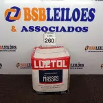 LOTE 260 - 01 CAIXA COM MASSA CORRIDA 20KG. (NO ESTADO) ATENÇÃO! FAZER A VISITAÇÃO ANTES DE ARREMATAR, NÃO SABEMOS SE FUNCIONA. LEILÃO NÃO TEM GARANTIA E NEM DEVOLUÇÃO, SUJEITO A POSSÍVEIS AVARIAS VISÍVEIS/OCULTAS E/OU AUSÊNCIA DE COMPONENTES.