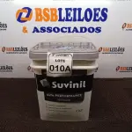 LOTE 010 - 01 BALDE DE TINTA SUVINIL INTERIORES ACRÍLICO FOSCO 18L NA COR FOSCO BRANCO. VENCIMENTO 10/2027 (NOVO)(NO ESTADO) ATENÇÃO! FAZER A VISITAÇÃO ANTES DE ARREMATAR, NÃO SABEMOS SE FUNCIONA. LEILÃO NÃO TEM GARANTIA E NEM DEVOLUÇÃO, SUJEITO A POSSÍVEIS AVARIAS VISÍVEIS/OCULTAS E/OU AUSÊNCIA DE COMPONENTES.