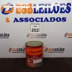 LOTE 202 - 01 LATA DE TINTA ESMALTE PARA MADEIRAS E METAIS INTERIOR\EXTERIOR 3,6L BRIL COLORADO MARCA SUVINIL. (NOVO) (NO ESTADO) ATENÇÃO! FAZER A VISITAÇÃO ANTES DE ARREMATAR, NÃO SABEMOS SE FUNCIONA. LEILÃO NÃO TEM GARANTIA E NEM DEVOLUÇÃO, SUJEITO A POSSÍVEIS AVARIAS VISÍVEIS/OCULTAS E/OU AUSÊNCIA DE COMPONENTES.