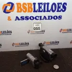 LOTE 055 - 02 CÂMERAS FILMADORAS, SENDO 01 MARCA PANASONIC SEM BATERIA E 01 MARCA SONY COM BATERIA. (NO ESTADO) ATENÇÃO! FAZER A VISITAÇÃO ANTES DE ARREMATAR, NÃO SABEMOS SE FUNCIONA. LEILÃO NÃO TEM GARANTIA E NEM DEVOLUÇÃO, SUJEITO A POSSÍVEIS AVARIAS VISÍVEIS/OCULTAS E/OU AUSÊNCIA DE COMPONENTES.