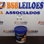 LOTE 013 - 01 GALÃO DE TINTA PARA INTERIOR 3,6L COR AREIA MARCA QUALITEX. (NOVO) (NO ESTADO) ATENÇÃO! FAZER A VISITAÇÃO ANTES DE ARREMATAR, NÃO SABEMOS SE FUNCIONA. LEILÃO NÃO TEM GARANTIA E NEM DEVOLUÇÃO, SUJEITO A POSSÍVEIS AVARIAS VISÍVEIS/OCULTAS E/OU AUSÊNCIA DE COMPONENTES.