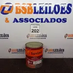 LOTE 202 - 01 LATA DE TINTA ESMALTE PARA MADEIRAS E METAIS INTERIOR\EXTERIOR 3,6L BRIL COLORADO MARCA SUVINIL. (NOVO) (NO ESTADO) ATENÇÃO! FAZER A VISITAÇÃO ANTES DE ARREMATAR, NÃO SABEMOS SE FUNCIONA. LEILÃO NÃO TEM GARANTIA E NEM DEVOLUÇÃO, SUJEITO A POSSÍVEIS AVARIAS VISÍVEIS/OCULTAS E/OU AUSÊNCIA DE COMPONENTES.
