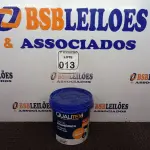 LOTE 013 - 01 GALÃO DE TINTA PARA INTERIOR 3,6L COR AREIA MARCA QUALITEX. (NOVO) (NO ESTADO) ATENÇÃO! FAZER A VISITAÇÃO ANTES DE ARREMATAR, NÃO SABEMOS SE FUNCIONA. LEILÃO NÃO TEM GARANTIA E NEM DEVOLUÇÃO, SUJEITO A POSSÍVEIS AVARIAS VISÍVEIS/OCULTAS E/OU AUSÊNCIA DE COMPONENTES.
