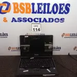 LOTE 114 - 01 NOTEBOOK MARCA ITAUTEC MODELO INFOWAY NOTE W7535 SEM FONTE. (NO ESTADO) ATENÇÃO! FAZER A VISITAÇÃO ANTES DE ARREMATAR, NÃO SABEMOS SE FUNCIONA. LEILÃO NÃO TEM GARANTIA E NEM DEVOLUÇÃO, SUJEITO A POSSÍVEIS AVARIAS VISÍVEIS/OCULTAS E/OU AUSÊNCIA DE COMPONENTES.