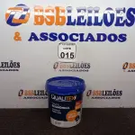LOTE 015 - 01 GALÃO DE TINTA PARA INTERIOR 3,6L COR AREIA MARCA QUALITEX. (NOVO) (NO ESTADO) ATENÇÃO! FAZER A VISITAÇÃO ANTES DE ARREMATAR, NÃO SABEMOS SE FUNCIONA. LEILÃO NÃO TEM GARANTIA E NEM DEVOLUÇÃO, SUJEITO A POSSÍVEIS AVARIAS VISÍVEIS/OCULTAS E/OU AUSÊNCIA DE COMPONENTES.