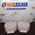 LOTE 186 - 05 DISPENSES PARA PAPEL. (NO ESTADO) ATENÇÃO! FAZER A VISITAÇÃO ANTES DE ARREMATAR, NÃO SABEMOS SE FUNCIONA. LEILÃO NÃO TEM GARANTIA E NEM DEVOLUÇÃO, SUJEITO A POSSÍVEIS AVARIAS VISÍVEIS/OCULTAS E/OU AUSÊNCIA DE COMPONENTES.
