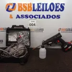 LOTE 004 - 01 LAVADORA DE ALTA PRESSÃO PORTÁTIL RECARREGÁVEL 220V COM CASE E ACESSÓRIOS.  (NO ESTADO) ATENÇÃO! FAZER A VISITAÇÃO ANTES DE ARREMATAR, NÃO SABEMOS SE FUNCIONA. LEILÃO NÃO TEM GARANTIA E NEM DEVOLUÇÃO, SUJEITO A POSSÍVEIS AVARIAS VISÍVEIS/OCULTAS E/OU AUSÊNCIA DE COMPONENTES.
