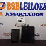 LOTE 089 - 02 TABLET’S COM AVARIAS. (NO ESTADO) ATENÇÃO! FAZER A VISITAÇÃO ANTES DE ARREMATAR, NÃO SABEMOS SE FUNCIONA. LEILÃO NÃO TEM GARANTIA E NEM DEVOLUÇÃO, SUJEITO A POSSÍVEIS AVARIAS VISÍVEIS/OCULTAS E/OU AUSÊNCIA DE COMPONENTES.