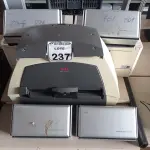 LOTE 237 - 02 IMPRESSORAS OKI 01 SCANNER KODAK E 04 SCANNER FUJITSU. (NO ESTADO) ATENÇÃO! FAZER A VISITAÇÃO ANTES DE ARREMATAR, NÃO SABEMOS SE FUNCIONA. LEILÃO NÃO TEM GARANTIA E NEM DEVOLUÇÃO, SUJEITO A POSSÍVEIS AVARIAS VISÍVEIS/OCULTAS E/OU AUSÊNCIA DE COMPONENTES.