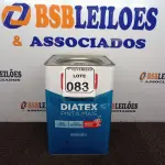 LOTE 083 - 01 LATA DE TINTA IQUINE DIATEX PINTA MAIS INTERIORES DE 16/18L NA COR BASE. (NOVO) (NO ESTADO) ATENÇÃO! FAZER A VISITAÇÃO ANTES DE ARREMATAR, NÃO SABEMOS SE FUNCIONA. LEILÃO NÃO TEM GARANTIA E NEM DEVOLUÇÃO, SUJEITO A POSSÍVEIS AVARIAS VISÍVEIS/OCULTAS E/OU AUSÊNCIA DE COMPONENTES.