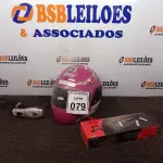 LOTE 079 - 01 CHAPINHA, 01 MÁQUINA PARA CORTAR CABELO E 01 CAPACETE FEMININO PARA MOTO. (NO ESTADO) ATENÇÃO! FAZER A VISITAÇÃO ANTES DE ARREMATAR, NÃO SABEMOS SE FUNCIONA. LEILÃO NÃO TEM GARANTIA E NEM DEVOLUÇÃO, SUJEITO A POSSÍVEIS AVARIAS VISÍVEIS/OCULTAS E/OU AUSÊNCIA DE COMPONENTES.