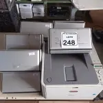 LOTE 248 - 01 IMPRESSORA OKI E 10 SCANNER’S FUJITSU. (NO ESTADO) ATENÇÃO! FAZER A VISITAÇÃO ANTES DE ARREMATAR, NÃO SABEMOS SE FUNCIONA. LEILÃO NÃO TEM GARANTIA E NEM DEVOLUÇÃO, SUJEITO A POSSÍVEIS AVARIAS VISÍVEIS/OCULTAS E/OU AUSÊNCIA DE COMPONENTES.