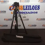 LOTE 260 - 01 TRIPÉ PARA CÂMERA MARCA TOMATE. (NO ESTADO) ATENÇÃO! FAZER A VISITAÇÃO ANTES DE ARREMATAR, NÃO SABEMOS SE FUNCIONA. LEILÃO NÃO TEM GARANTIA E NEM DEVOLUÇÃO, SUJEITO A POSSÍVEIS AVARIAS VISÍVEIS/OCULTAS E/OU AUSÊNCIA DE COMPONENTES.