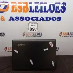 LOTE 097 - 01 NOTEBOOK COM AVARIAS NA TELA. (NO ESTADO) ATENÇÃO! FAZER A VISITAÇÃO ANTES DE ARREMATAR, NÃO SABEMOS SE FUNCIONA. LEILÃO NÃO TEM GARANTIA E NEM DEVOLUÇÃO, SUJEITO A POSSÍVEIS AVARIAS VISÍVEIS/OCULTAS E/OU AUSÊNCIA DE COMPONENTES.