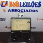 LOTE 115 - 01 NOTEBOOK MARCA DELL MODELO PP23LB SEM FONTE. (NO ESTADO) ATENÇÃO! FAZER A VISITAÇÃO ANTES DE ARREMATAR, NÃO SABEMOS SE FUNCIONA. LEILÃO NÃO TEM GARANTIA E NEM DEVOLUÇÃO, SUJEITO A POSSÍVEIS AVARIAS VISÍVEIS/OCULTAS E/OU AUSÊNCIA DE COMPONENTES.