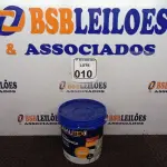LOTE 010 - 01 GALÃO DE TINTA PARA INTERIOR 3,6L COR AREIA MARCA QUALITEX. (NOVO) (NO ESTADO) ATENÇÃO! FAZER A VISITAÇÃO ANTES DE ARREMATAR, NÃO SABEMOS SE FUNCIONA. LEILÃO NÃO TEM GARANTIA E NEM DEVOLUÇÃO, SUJEITO A POSSÍVEIS AVARIAS VISÍVEIS/OCULTAS E/OU AUSÊNCIA DE COMPONENTES.