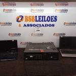 LOTE 094 - 01 VÍDEO CASSETE MODELO NV-630 MARCA PANASONIC E 02 NETBOOK’S PARA RETIRADA DE PEÇAS. (NO ESTADO) ATENÇÃO! FAZER A VISITAÇÃO ANTES DE ARREMATAR, NÃO SABEMOS SE FUNCIONA. LEILÃO NÃO TEM GARANTIA E NEM DEVOLUÇÃO, SUJEITO A POSSÍVEIS AVARIAS VISÍVEIS/OCULTAS E/OU AUSÊNCIA DE COMPONENTES.