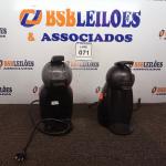 LOTE 071 - 02 CAFETEIRAS INCOMPLETAS, SENDO 01 ARNO. (NO ESTADO) ATENÇÃO! FAZER A VISITAÇÃO ANTES DE ARREMATAR, NÃO SABEMOS SE FUNCIONA. LEILÃO NÃO TEM GARANTIA E NEM DEVOLUÇÃO, SUJEITO A POSSÍVEIS AVARIAS VISÍVEIS/OCULTAS E/OU AUSÊNCIA DE COMPONENTES.