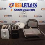 LOTE 102 - 03 SANDUICHEIRAS MARCAS E MODELOS DIVERSOS E 03 TORRADEIRAS. (NO ESTADO) ATENÇÃO! FAZER A VISITAÇÃO ANTES DE ARREMATAR, NÃO SABEMOS SE FUNCIONA. LEILÃO NÃO TEM GARANTIA E NEM DEVOLUÇÃO, SUJEITO A POSSÍVEIS AVARIAS VISÍVEIS/OCULTAS E/OU AUSÊNCIA DE COMPONENTES.