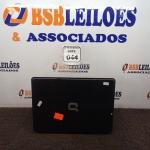 LOTE 044 - 01 NOTEBOOK SEM FONTE MARCA COMPAQ. (NO ESTADO) ATENÇÃO! FAZER A VISITAÇÃO ANTES DE ARREMATAR, NÃO SABEMOS SE FUNCIONA. LEILÃO NÃO TEM GARANTIA E NEM DEVOLUÇÃO, SUJEITO A POSSÍVEIS AVARIAS VISÍVEIS/OCULTAS E/OU AUSÊNCIA DE COMPONENTES.