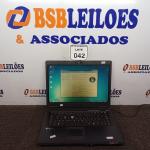 LOTE 042 - 01 NOTEBOOK SEM FONTE MODELO, N8620 T5500 MARCA ITAUTEC. (NO ESTADO) ATENÇÃO! FAZER A VISITAÇÃO ANTES DE ARREMATAR, NÃO SABEMOS SE FUNCIONA. LEILÃO NÃO TEM GARANTIA E NEM DEVOLUÇÃO, SUJEITO A POSSÍVEIS AVARIAS VISÍVEIS/OCULTAS E/OU AUSÊNCIA DE COMPONENTES.