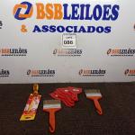 LOTE 086 - 02 PINCÉIS, 01 SERROTE E 05 ESPÁTULAS DE PLÁSTICO P/GESSO MARCAS E MODELOS DIVERSOS (NOVO). (NO ESTADO) ATENÇÃO! FAZER A VISITAÇÃO ANTES DE ARREMATAR, NÃO SABEMOS SE FUNCIONA. LEILÃO NÃO TEM GARANTIA E NEM DEVOLUÇÃO, SUJEITO A POSSÍVEIS AVARIAS VISÍVEIS/OCULTAS E/OU AUSÊNCIA DE COMPONENTES.