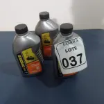 LOTE 037 - 03 LITROS DE LUBRIFICANTE MINERAL PARA COMPRESSORES. TIPO HL ISSO 150. (NO ESTADO) ATENÇÃO! FAZER A VISITAÇÃO ANTES DE ARREMATAR, NÃO SABEMOS SE FUNCIONA. LEILÃO NÃO TEM GARANTIA E NEM DEVOLUÇÃO, SUJEITO A POSSÍVEIS AVARIAS VISÍVEIS/OCULTAS E/OU AUSÊNCIA DE COMPONENTES.