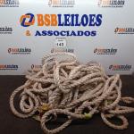 LOTE 143 - 01 LOTE COM CORDAS PARA RAPEL. (NO ESTADO) ATENÇÃO! FAZER A VISITAÇÃO ANTES DE ARREMATAR, NÃO SABEMOS SE FUNCIONA. LEILÃO NÃO TEM GARANTIA E NEM DEVOLUÇÃO, SUJEITO A POSSÍVEIS AVARIAS VISÍVEIS/OCULTAS E/OU AUSÊNCIA DE COMPONENTES.