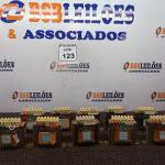 LOTE 123 - 10 TRANSFORMADORES. (NO ESTADO) ATENÇÃO! FAZER A VISITAÇÃO ANTES DE ARREMATAR, NÃO SABEMOS SE FUNCIONA. LEILÃO NÃO TEM GARANTIA E NEM DEVOLUÇÃO, SUJEITO A POSSÍVEIS AVARIAS VISÍVEIS/OCULTAS E/OU AUSÊNCIA DE COMPONENTES.