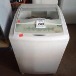 LOTE 249 -  01 MÁQUINA DE LAVAR ROUPAS BRASTEMP 8 KG. (NO ESTADO) ATENÇÃO! FAZER A VISITAÇÃO ANTES DE ARREMATAR, NÃO SABEMOS SE FUNCIONA. LEILÃO NÃO TEM GARANTIA E NEM DEVOLUÇÃO, SUJEITO A POSSÍVEIS AVARIAS VISÍVEIS/OCULTAS E/OU AUSÊNCIA DE COMPONENTES.