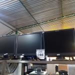 LOTE 165 - 08 MONITORES LCD MARCAS E MODELOS DIVERSOS. (NO ESTADO) ATENÇÃO! FAZER A VISITAÇÃO ANTES DE ARREMATAR, NÃO SABEMOS SE FUNCIONA. LEILÃO NÃO TEM GARANTIA E NEM DEVOLUÇÃO, SUJEITO A POSSÍVEIS AVARIAS VISÍVEIS/OCULTAS E/OU AUSÊNCIA DE COMPONENTES.