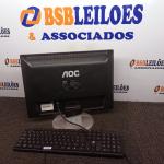 LOTE 209 -  01 MONITOR AOC COM TECLADO. (NO ESTADO) ATENÇÃO! FAZER A VISITAÇÃO ANTES DE ARREMATAR, NÃO SABEMOS SE FUNCIONA. LEILÃO NÃO TEM GARANTIA E NEM DEVOLUÇÃO, SUJEITO A POSSÍVEIS AVARIAS VISÍVEIS/OCULTAS E/OU AUSÊNCIA DE COMPONENTES.