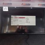 LOTE 272 -  01 MONITOR LG 42”. (NO ESTADO) ATENÇÃO! FAZER A VISITAÇÃO ANTES DE ARREMATAR, NÃO SABEMOS SE FUNCIONA. LEILÃO NÃO TEM GARANTIA E NEM DEVOLUÇÃO, SUJEITO A POSSÍVEIS AVARIAS VISÍVEIS/OCULTAS E/OU AUSÊNCIA DE COMPONENTES.