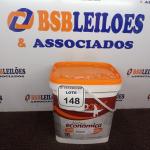 LOTE 148 - 01 GALÃO DE TINTA SEMI BRILHO ACETINADO INTERIORES/EXTERIORES 16L MARCA RENOCRIL. (NOVO) (NO ESTADO) ATENÇÃO! FAZER A VISITAÇÃO ANTES DE ARREMATAR, NÃO SABEMOS SE FUNCIONA. LEILÃO NÃO TEM GARANTIA E NEM DEVOLUÇÃO, SUJEITO A POSSÍVEIS AVARIAS VISÍVEIS/OCULTAS E/OU AUSÊNCIA DE COMPONENTES.