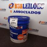 LOTE 271 - 01 GALÃO DE TINTA PARA INTERIOR QUALITEX NA COR PEROLA 18L RENDE ATÉ 300M. (NO ESTADO) ATENÇÃO! FAZER A VISITAÇÃO ANTES DE ARREMATAR, NÃO SABEMOS SE FUNCIONA. LEILÃO NÃO TEM GARANTIA E NEM DEVOLUÇÃO, SUJEITO A POSSÍVEIS AVARIAS VISÍVEIS/OCULTAS E/OU AUSÊNCIA DE COMPONENTES.