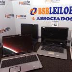 LOTE 116 - 04 NETBOOK’S MARCAS E MODELOS DIVERSOS PARA RETIRADA DE PEÇAS. (NO ESTADO) ATENÇÃO! FAZER A VISITAÇÃO ANTES DE ARREMATAR, NÃO SABEMOS SE FUNCIONA. LEILÃO NÃO TEM GARANTIA E NEM DEVOLUÇÃO, SUJEITO A POSSÍVEIS AVARIAS VISÍVEIS/OCULTAS E/OU AUSÊNCIA DE COMPONENTES.